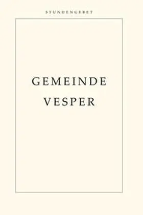 Pfeifer |  Gemeindevesper | Buch |  Sack Fachmedien