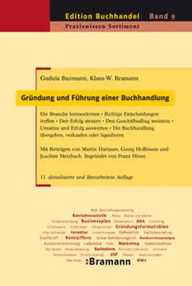 Buzmann / Bramann |  Gründung und Führung einer Buchhandlung | Buch |  Sack Fachmedien