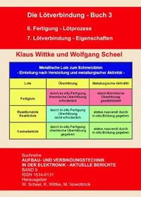 Wittke / Scheel / Nowottnick |  Die Lötverbindung - Buch 3 | Buch |  Sack Fachmedien