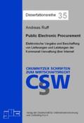 Ruff |  Public Electronic Procurement | Buch |  Sack Fachmedien