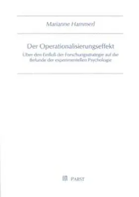 Hammerl |  Der Operationalisierungseffekt | Buch |  Sack Fachmedien