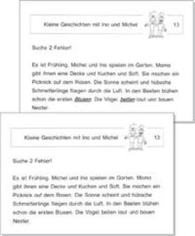 Schmidt | Kopiervorlagen "Fehler finden" (Ina und Michel) | Sonstiges | 978-3-934313-06-4 | sack.de