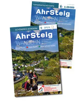 Goebel / Schöllkopf |  AhrSteig Wandern - Start-Set Buch & Karte 1: 25000. Offizielles Wander-Set zur endgültigen Trasse mit App-Anbindung. | Buch |  Sack Fachmedien