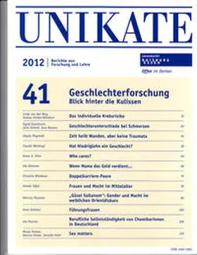 Jochimsen / Berg / Kindler-Röhrborn |  Unikate 41: Geschlechterforschung | Buch |  Sack Fachmedien