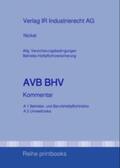 Dr. Nickel / Nickel-Fiedler / Nickel |  AVB BHV Kommentar | Buch |  Sack Fachmedien