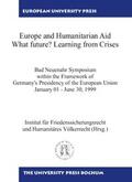  Europe and Humanitarian Aid - What future? Learning from Crisis | Buch |  Sack Fachmedien