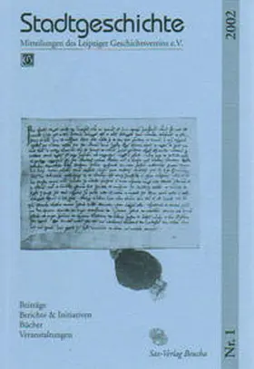 Cottin / Horn / Titel |  Stadtgeschichte. Mitteilungen des Leipziger Geschichtsvereins e.V. | Buch |  Sack Fachmedien