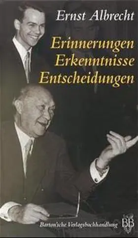 Albrecht |  Erinnerungen, Erkenntnisse, Entscheidungen | Buch |  Sack Fachmedien