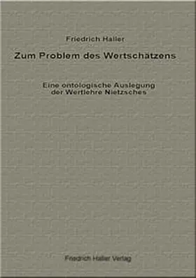 Haller |  Zum Problem des Wertschätzens | Buch |  Sack Fachmedien