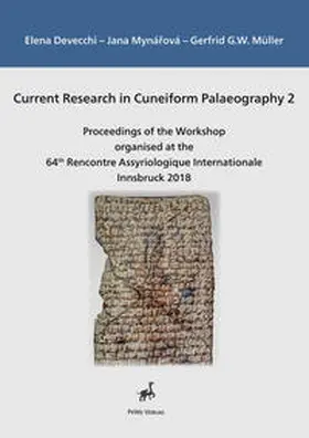 Devecchi / Mynárová / Müller |  Current Research in Cuneiform Palaeography 2 | Buch |  Sack Fachmedien