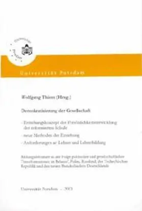 Thiem |  Demokratisierung der Gesellschaft | Buch |  Sack Fachmedien