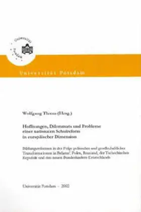 Thiem |  Hoffnungen, Dilemmata und Probleme einer nationalen Schulreform in europäischer Dimension | Buch |  Sack Fachmedien