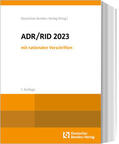  ADR / RID 2023 mit nationalen Vorschriften | Buch |  Sack Fachmedien