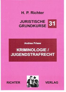 Priese | Kriminologie und Jugendstrafrecht | Buch | sack.de