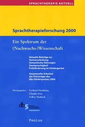 Homburg / Iven / Maihack |  Sprachtherapieforschung 2000 | Buch |  Sack Fachmedien