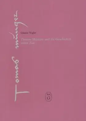 Vogler |  Thomas Müntzer und die Gesellschaft seiner Zeit | Buch |  Sack Fachmedien