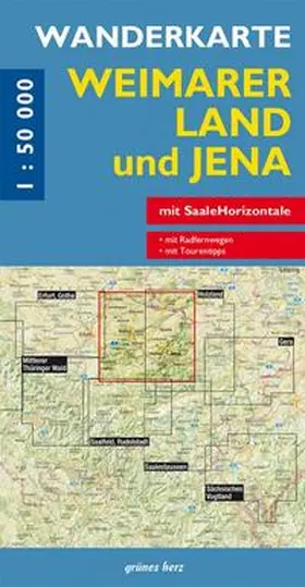 Gebhardt |  Weimarer Land und Jena 1 : 50 000 Wanderkarte | Sonstiges |  Sack Fachmedien