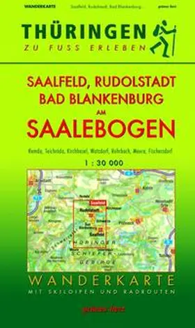 Gebhardt |  Wanderkarte Saalfeld, Rudolstadt, Bad Blankenburg am Saalebogen | Sonstiges |  Sack Fachmedien