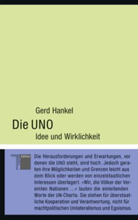 Hankel |  Die UNO | Buch |  Sack Fachmedien