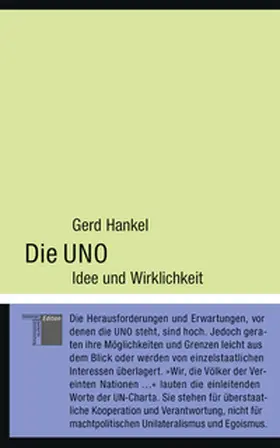 Hankel |  Die UNO | Buch |  Sack Fachmedien