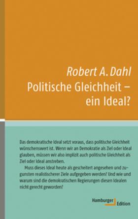 Dahl |  Politische Gleichheit - ein Ideal? | Buch |  Sack Fachmedien