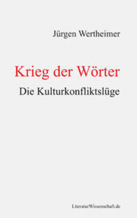 Wertheimer | Krieg der Wörter | Buch | 978-3-936134-05-6 | sack.de