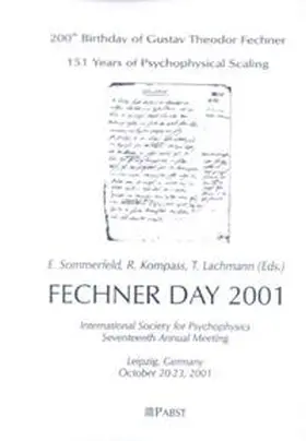 Sommerfeld / Kompass / Lachmann |  FECHNER DAY 2001 | Buch |  Sack Fachmedien
