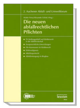Frenz / Schink | Die neuen abfallrechtlichen Pflichten | Buch | 978-3-936232-69-1 | sack.de