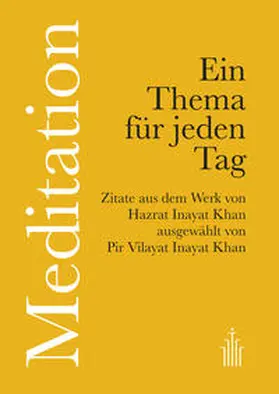 Inayat Khan |  Meditation | Buch |  Sack Fachmedien