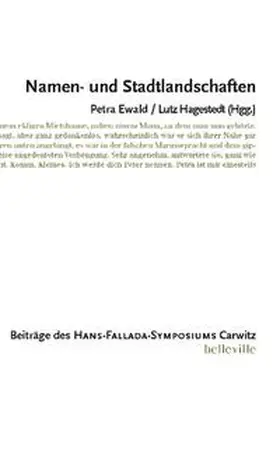 Ewald / Hagestedt |  Namen- und Stadtlandschaften | Buch |  Sack Fachmedien