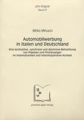 Minucci |  Automobilwerbung in Italien und Deutschland | Buch |  Sack Fachmedien