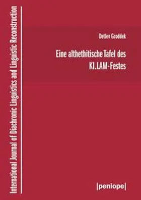 Groddek |  Eine althethitische Tafel des KI.LAM-Festes | Buch |  Sack Fachmedien