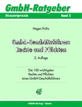 Prühs | GmbH-Geschäftsführer: Rechte und Pflichten | Buch | 978-3-936623-07-9 | www.sack.de