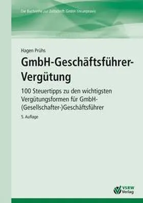 Prühs |  GmbH-Geschäftsführer-Vergütung | Buch |  Sack Fachmedien