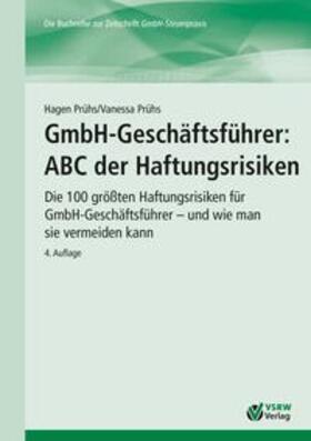 Prühs |  GmbH-Geschäftsführer: ABC der Haftungsrisiken | Buch |  Sack Fachmedien
