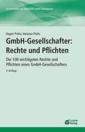 Prühs |  GmbH-Gesellschafter: Rechte und Pflichten | Buch |  Sack Fachmedien