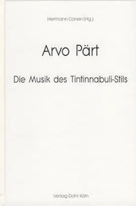 Conen |  Arvo Pärt | Buch |  Sack Fachmedien