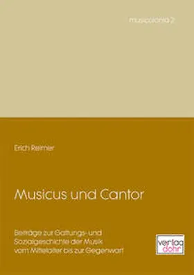 Reimer |  Musicus und Cantor | Buch |  Sack Fachmedien
