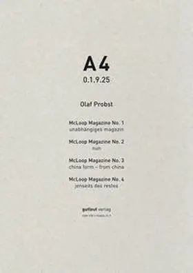 Probst |  A4 0.1.9.25 | Buch |  Sack Fachmedien