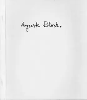 Hüttel / Krey / Soltek |  Auguste Bloch | Buch |  Sack Fachmedien