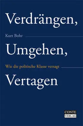 Bohr |  Verdrängen, Umgehen, Vertagen | Buch |  Sack Fachmedien