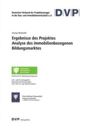 Nietzold | Ergebnisse des Projektes Analyse des immobilienbezogenen Bildungsmarktes | Buch | 978-3-937130-47-7 | sack.de