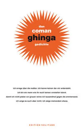 Coman / Joly |  Ghinga | Buch |  Sack Fachmedien