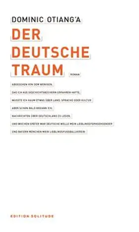 Otiang'a |  Der Deutsche Traum | Buch |  Sack Fachmedien