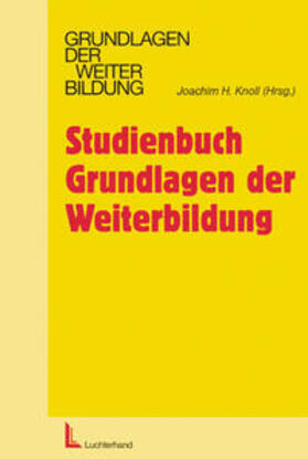 Knoll |  Studienbuch Grundlagen der Weiterbildung | Buch |  Sack Fachmedien