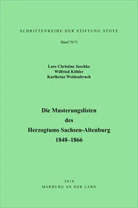 Weidenbruch / Köhler / Jaschke |  Die Musterungslisten des Herzogtums Sachsen-Altenburg | Buch |  Sack Fachmedien