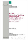  8th CIRP Workshop on Modeling of Machining Operations | Buch |  Sack Fachmedien