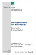 Neugebauer / Klaffert |  Selbstoptimierende HSC-Motorspindel | Buch |  Sack Fachmedien