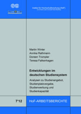 Winter / Rathmann / Trümpler |  Entwicklungen im deutschen Studiensystem | Buch |  Sack Fachmedien