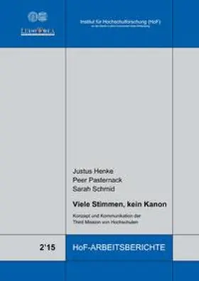 Henke / Pasternack / Schmid |  Viele Stimmen, kein Kanon | Buch |  Sack Fachmedien